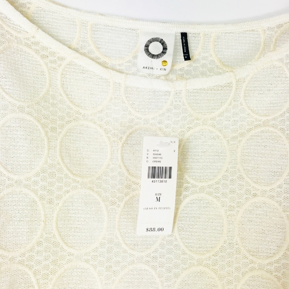 nwt anthropologie akemi + kin ilyra textured top - Picture 5 of 8